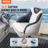 VEVOR Captain Bucket Seat, Pontoon Boat Seat with Thickened Sponge Padding, Boat Captain Chair for Fishing Boat, Sightseeing Boat, Speedboat, Canoe, 1